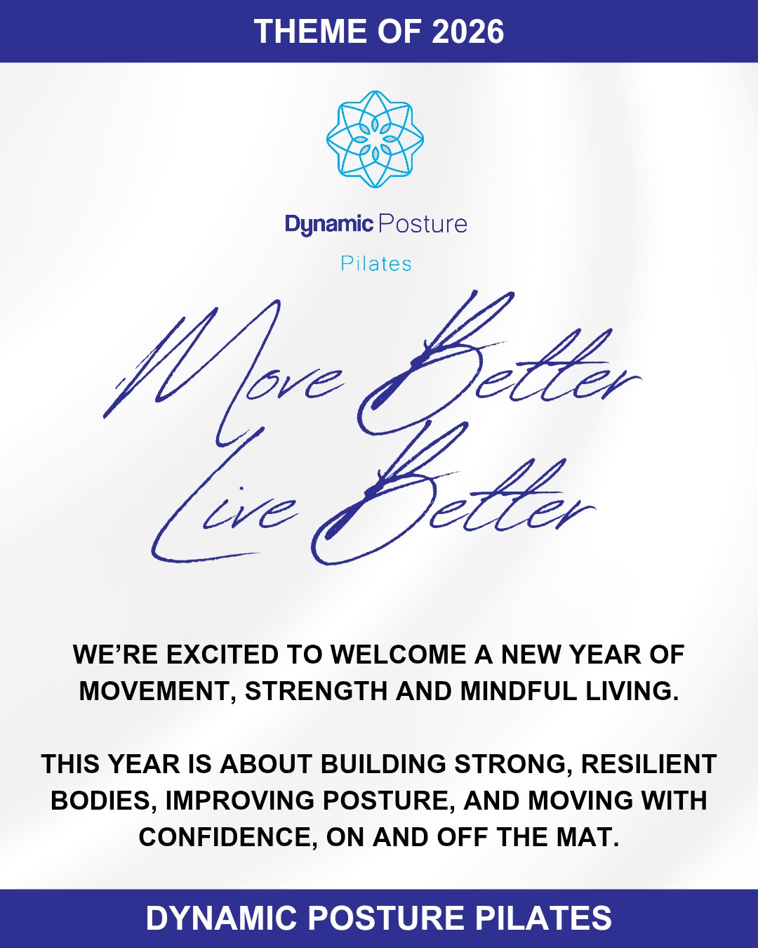 Dynamic Posture 2026 Theme
